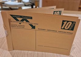 Carnet de cartes postales suisses préaffranchies 10ct.