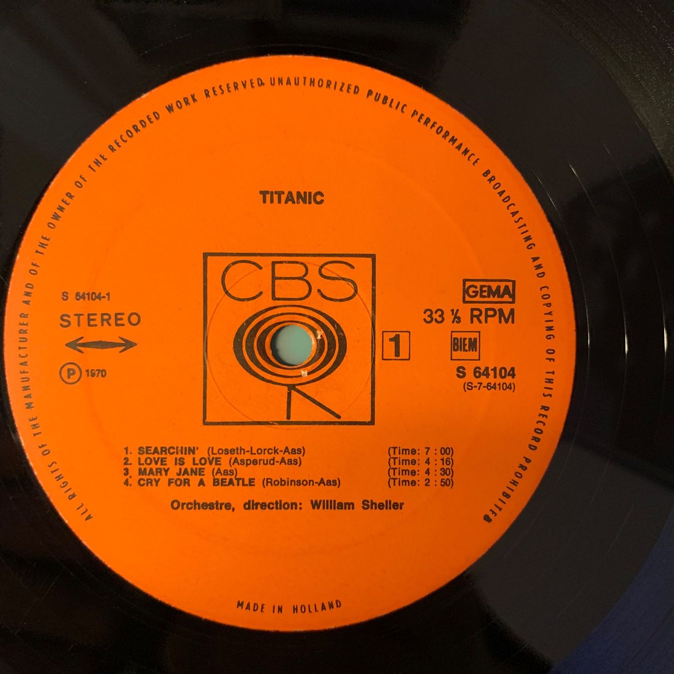 Dischi in vinile: Titanic - Same, Vinyl LP – Usato da Aesch BL venduto da BernisFlomi 2