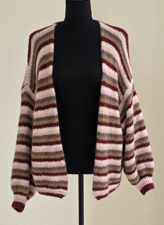 Strickjacke Damen gestreift Gr 1 size neu mit Etikett