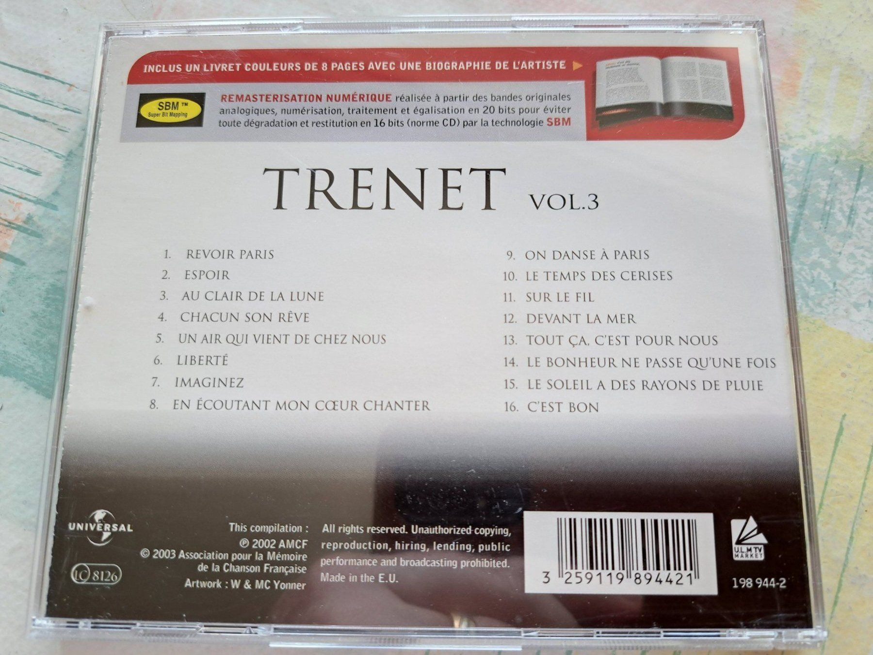 CD: Cd Trenet - Master Série Volume 3 – Usato da Pully venduto da bro_n52j 1