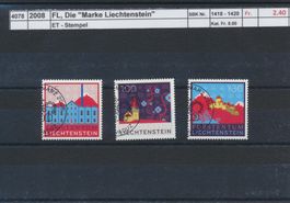 2008 FL, "Die Marke Liechtenstein", ET - Stempel