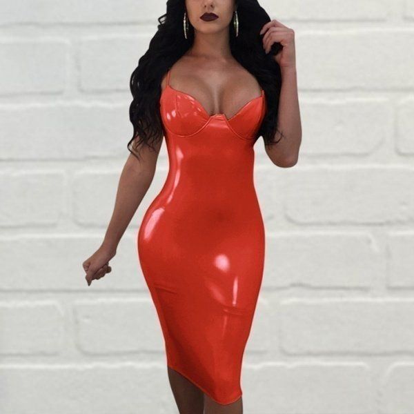 Vestiti: Mega verführerisches Lack sexy Kleid – Nuovo e nell'imballaggio originale da Dallenwil venduto da erotic321meins 3