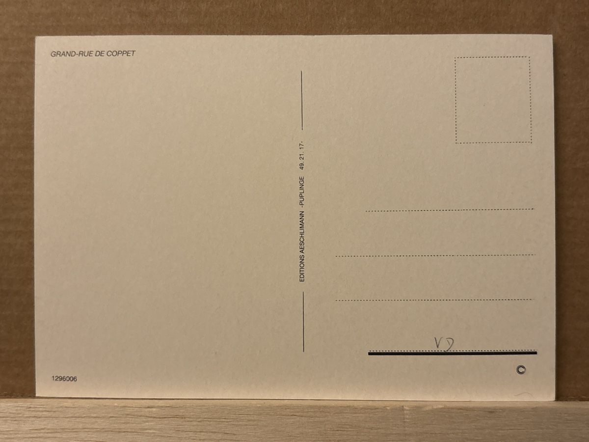 Cartoline postali: AK von Geand Rue de Coppet – Usato da Rümlang venduto da Kartenpost1 1