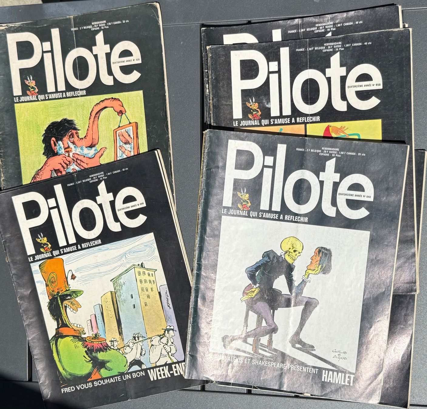 Riviste & Magazine: Lot de 15 magazines Pilote - 1972 – Usato da Denges venduto da peumens 1