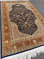 Tapis d’orient signé Hereke 100% soie fait main 150/97cm