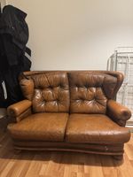 Wunderschönes braunes vintage sofa