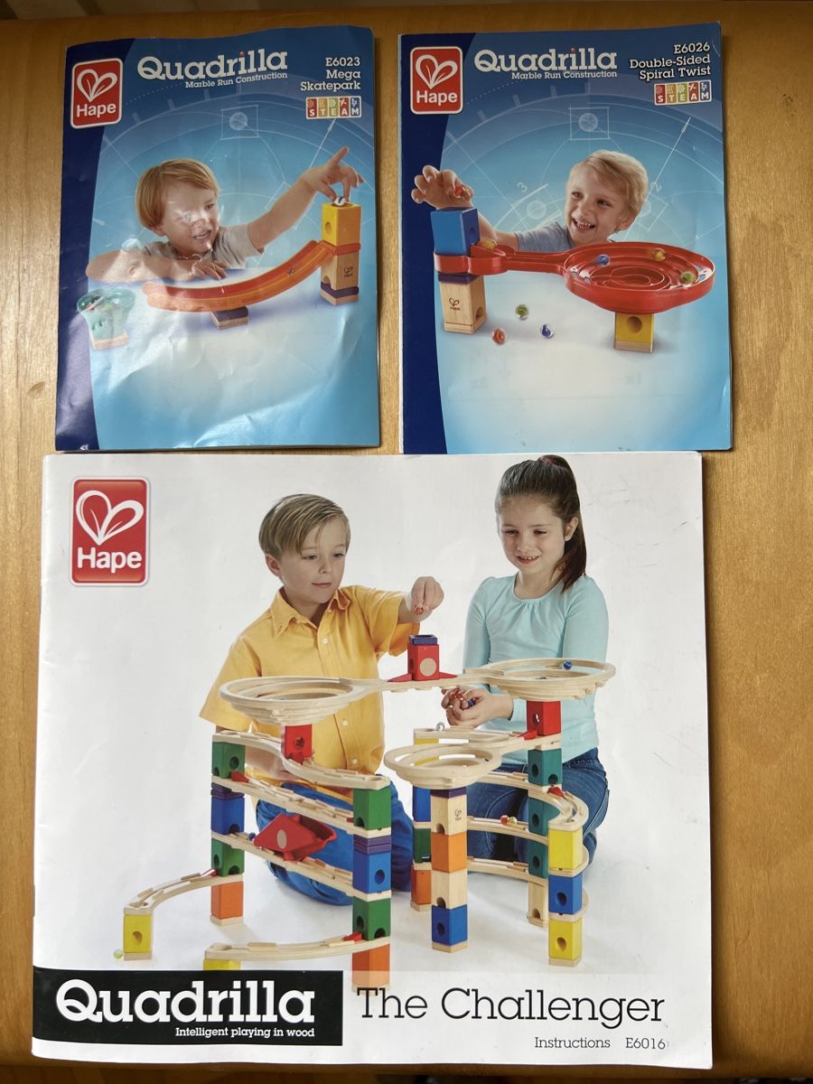 Quadrilla Giocattoli: Murmelbahn Quadrilla 147 Stk + weiteren Sets – Usato da Oberdorf BL venduto da luxuslevel 1