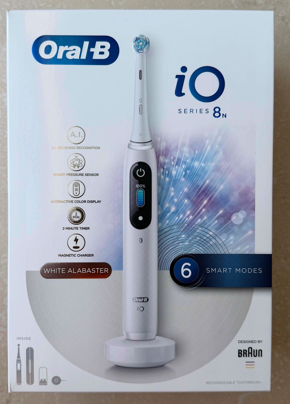 Oral B Cura dei denti: Oral-B iO Series 8N White Alabaster – Usato da Wetzikon ZH venduto da Kunzmark 1