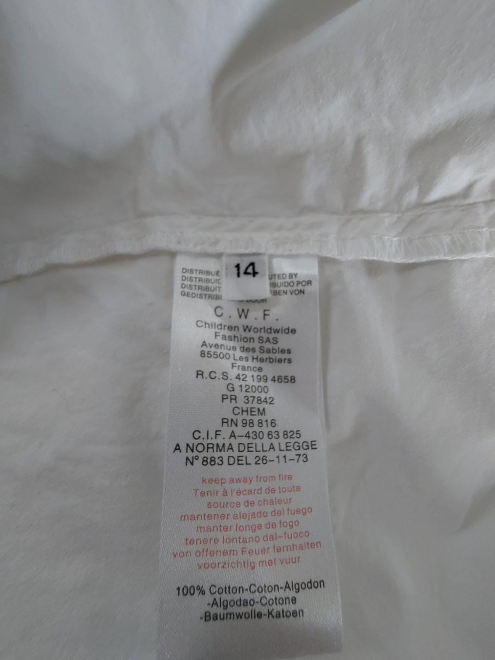 Girbaud Vestiti: Marithè + Francois Girbaud Kleid weiss Gr. XS – Usato da Arbon venduto da Franca1979 6