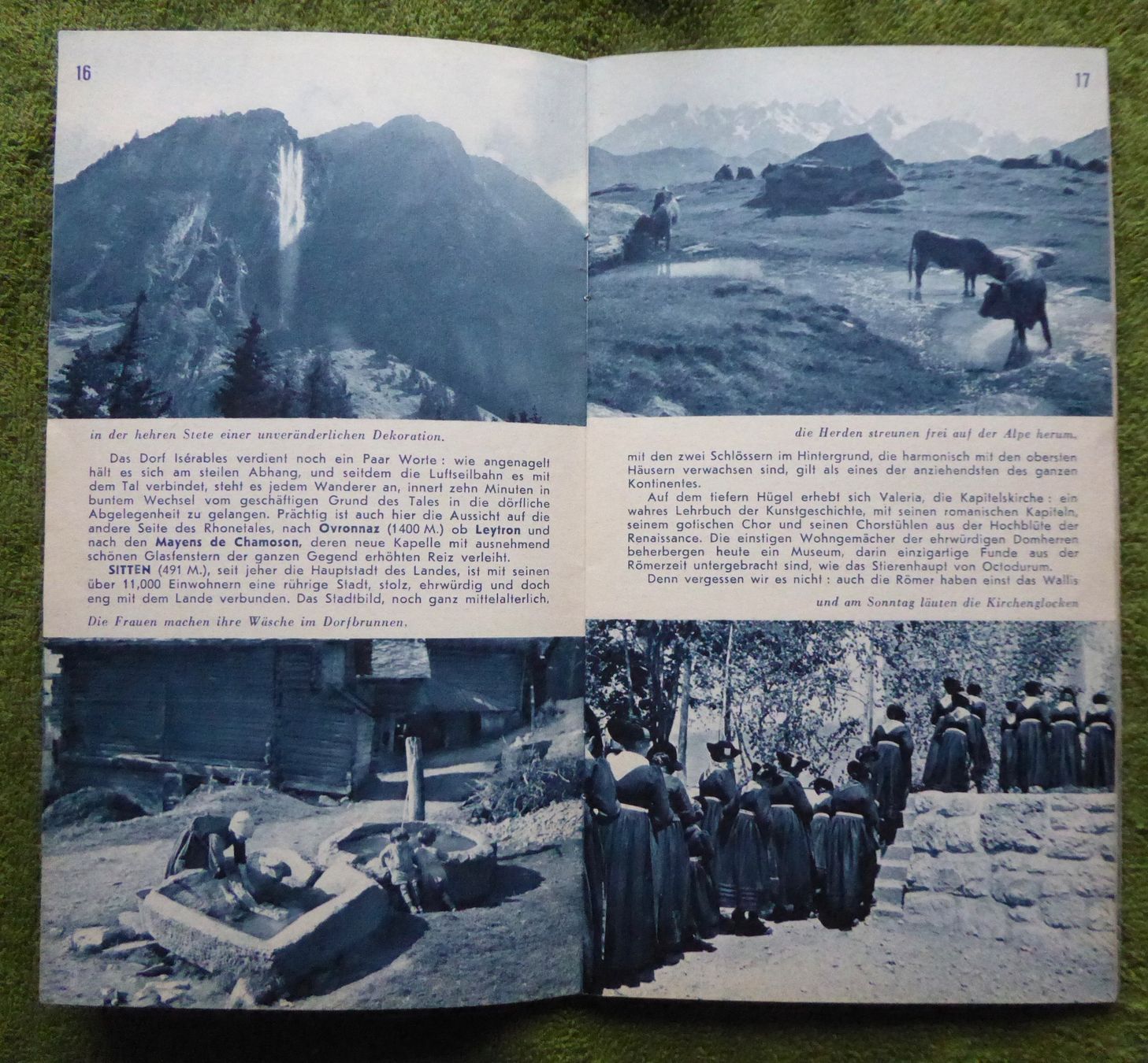 Dokumente: Das Wallis. Broschüre 1952 – Gebraucht aus Affoltern am Albis von Cadorso 4