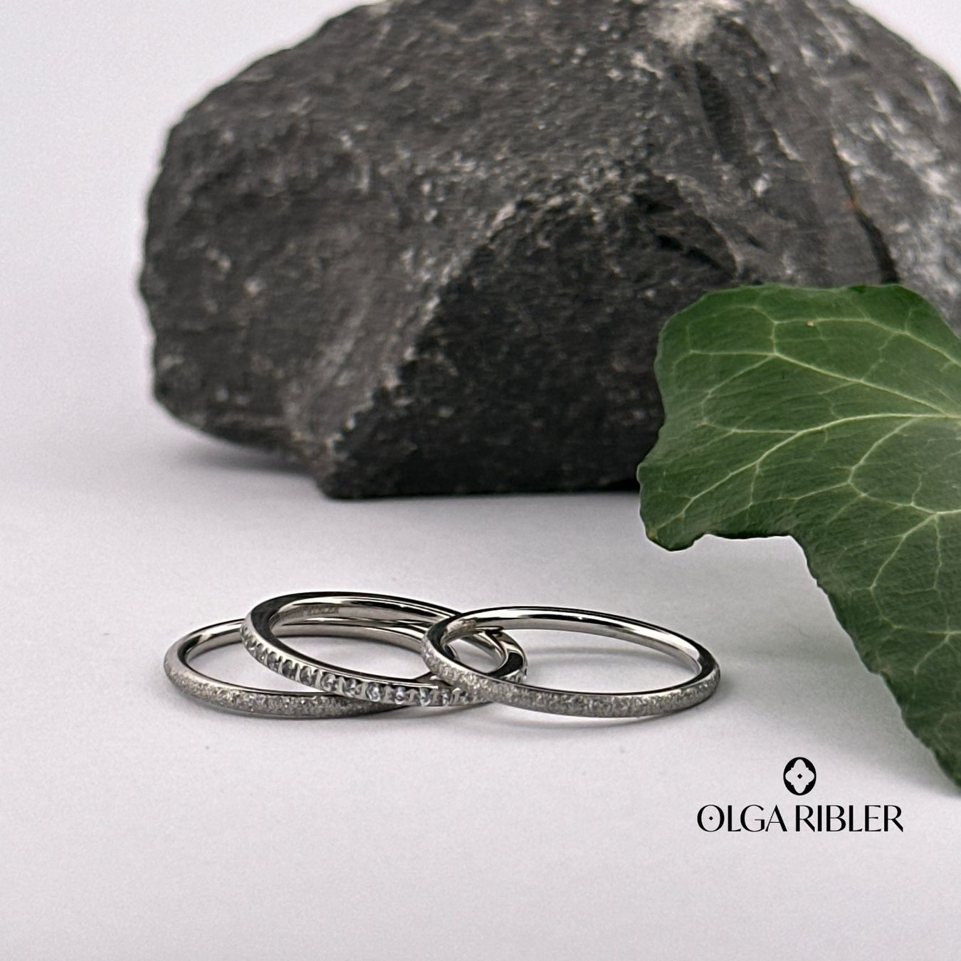 Olga Ribler Anelli: Ring SET Edelstahl Grösse 52 – Nuovo (secondo la descrizione) da Luzern venduto da Schmuckoutlet 2