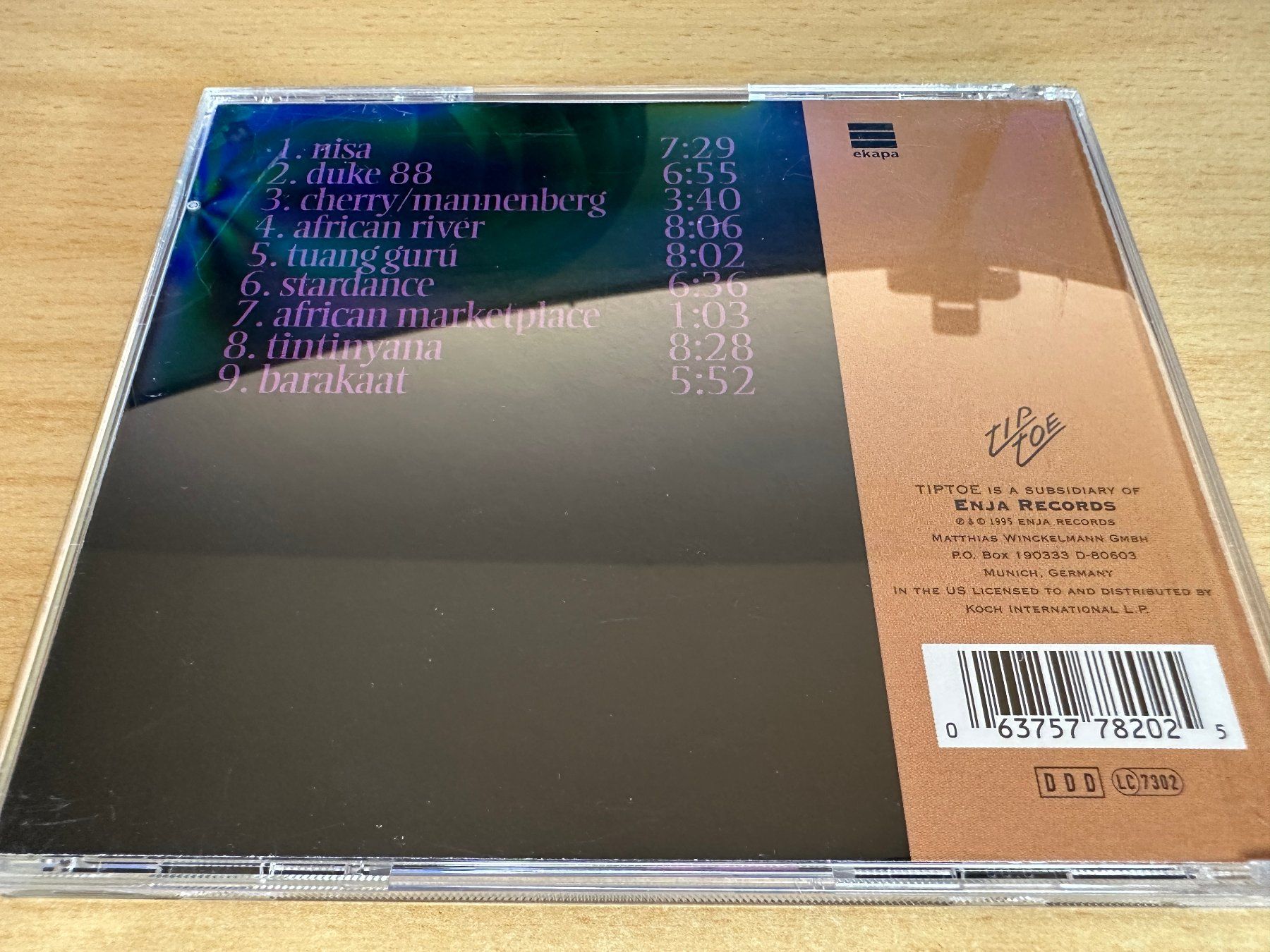 CDs: Abdullah Ibrahim Trio – Yarona – Gebraucht aus Rikon im Tösstal von Alpenmutz 1