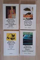 4x Romane, Diogenes, Patricia Highsmith, Krimi