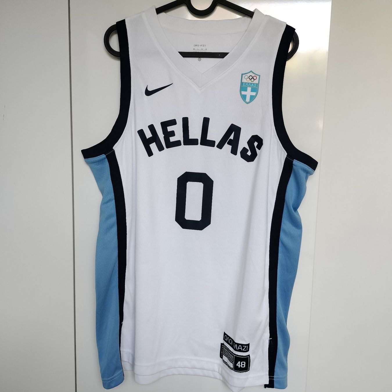 Canottiere & Pantaloni: GREECE Jersey // #0 WALKUP // Gr L – Nuovo (secondo la descrizione) da Bern venduto da SportsMemos