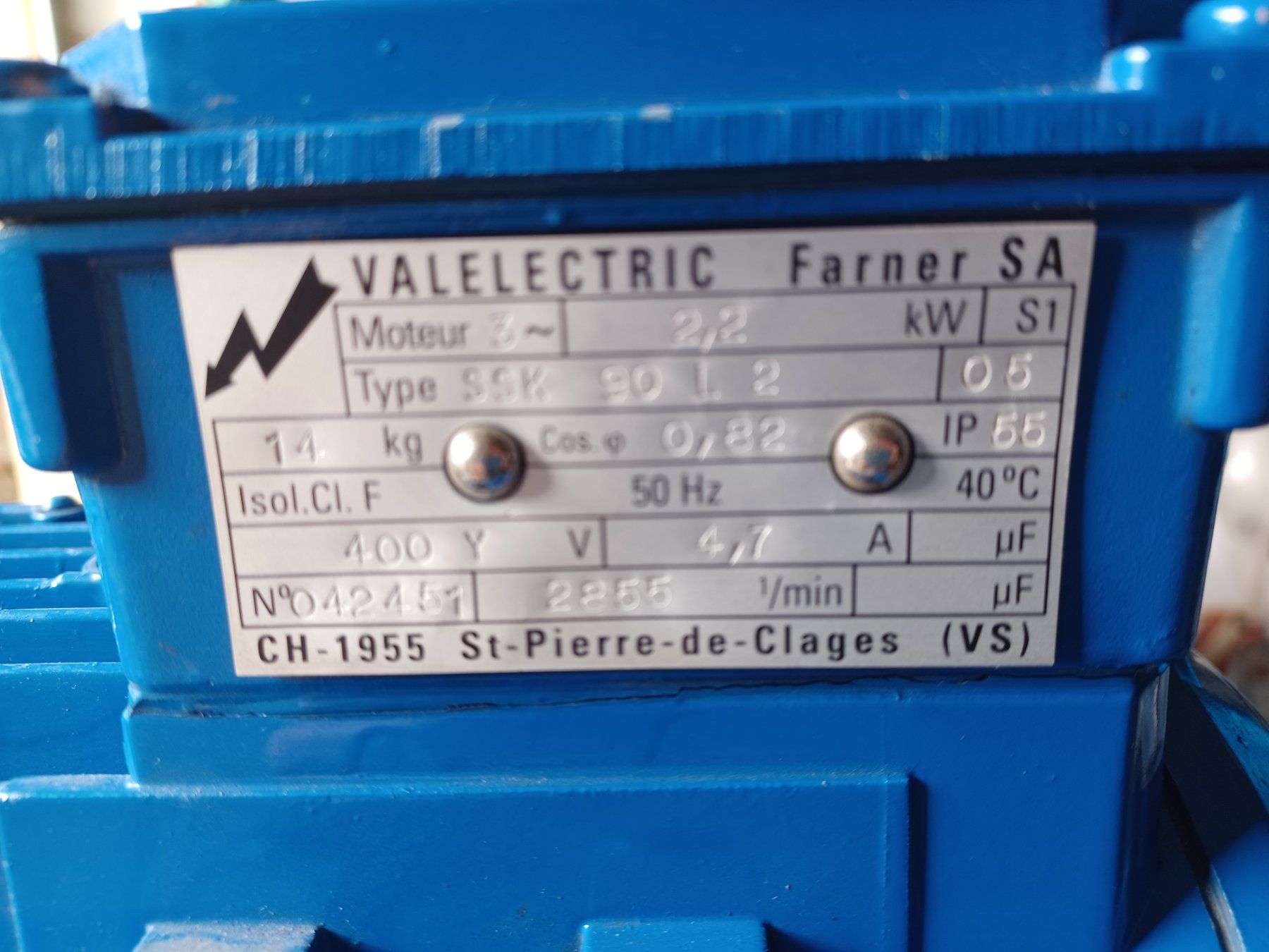 Motori: Moteur électrique – Usato da RANDOGNE venduto da Panp 4