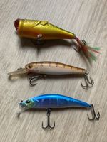 3 Wobbler Kunstköder Fischköder Top Zustand
