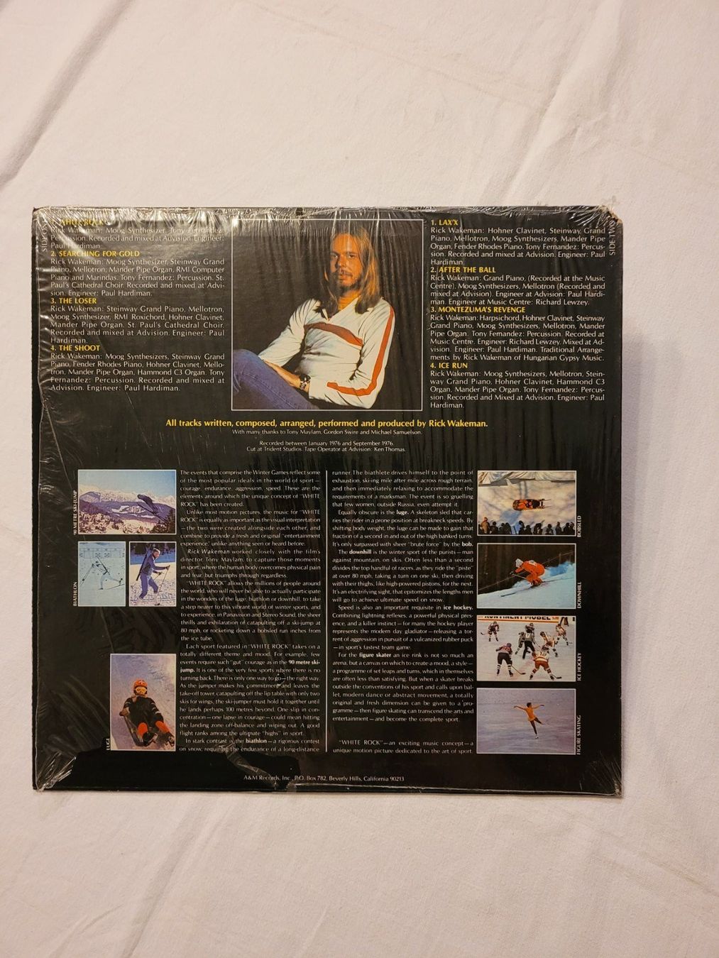 Dischi in vinile: Rick Wakeman - White Rock - Vinyle 33T – Usato da la Chaux-de-Fonds venduto da Lampe 1