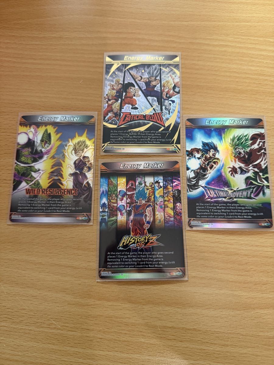 Bandai Cartes à collectionner: Dragon Ball BT30 / 4 x Energy Marker – D'occasion à Schöftland par 160grams