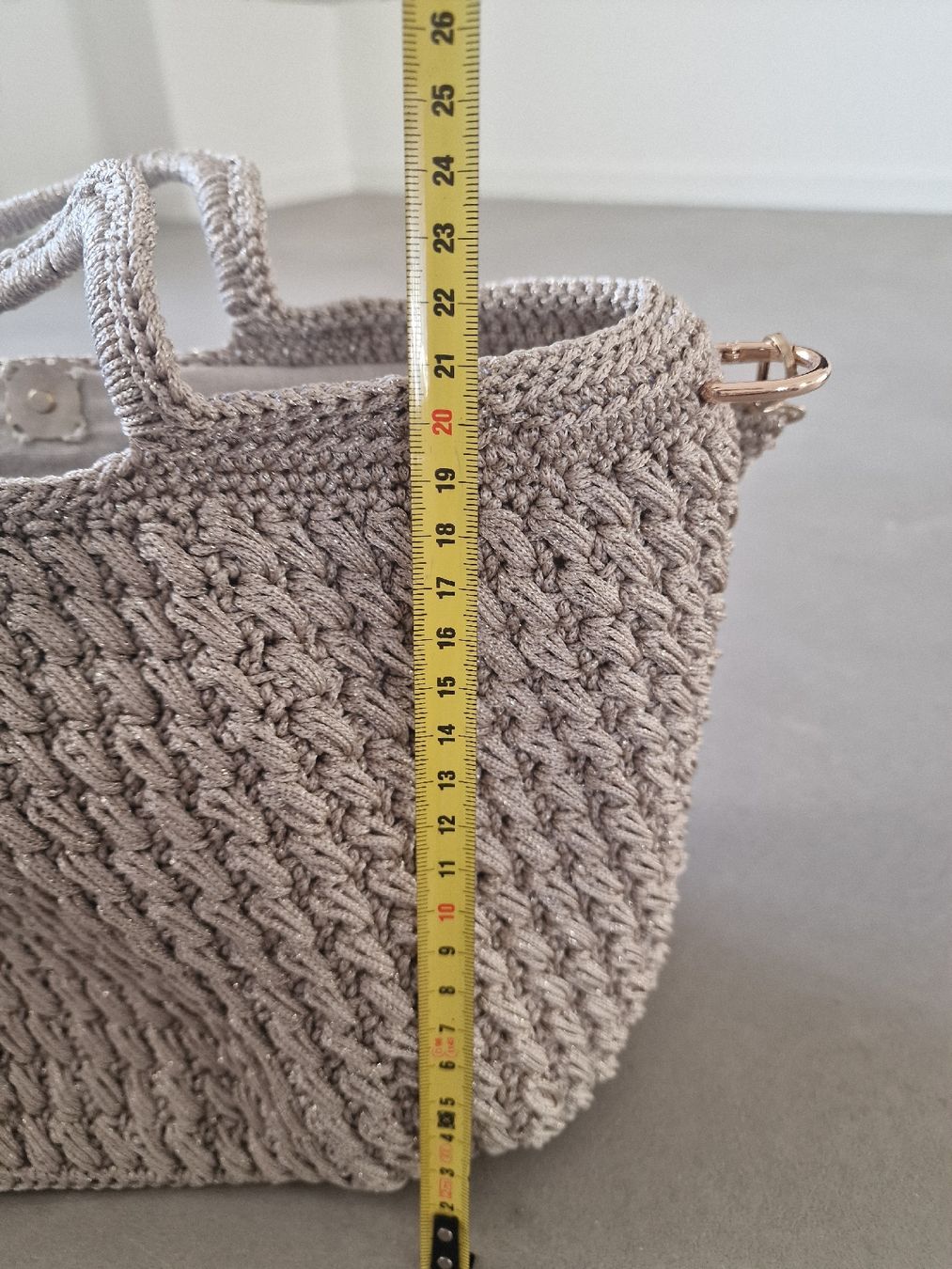 Taschen: Handmade Handtasche, beige-gold – Neu (gemäss Beschreibung) aus Amriswil von gu80kaya 4