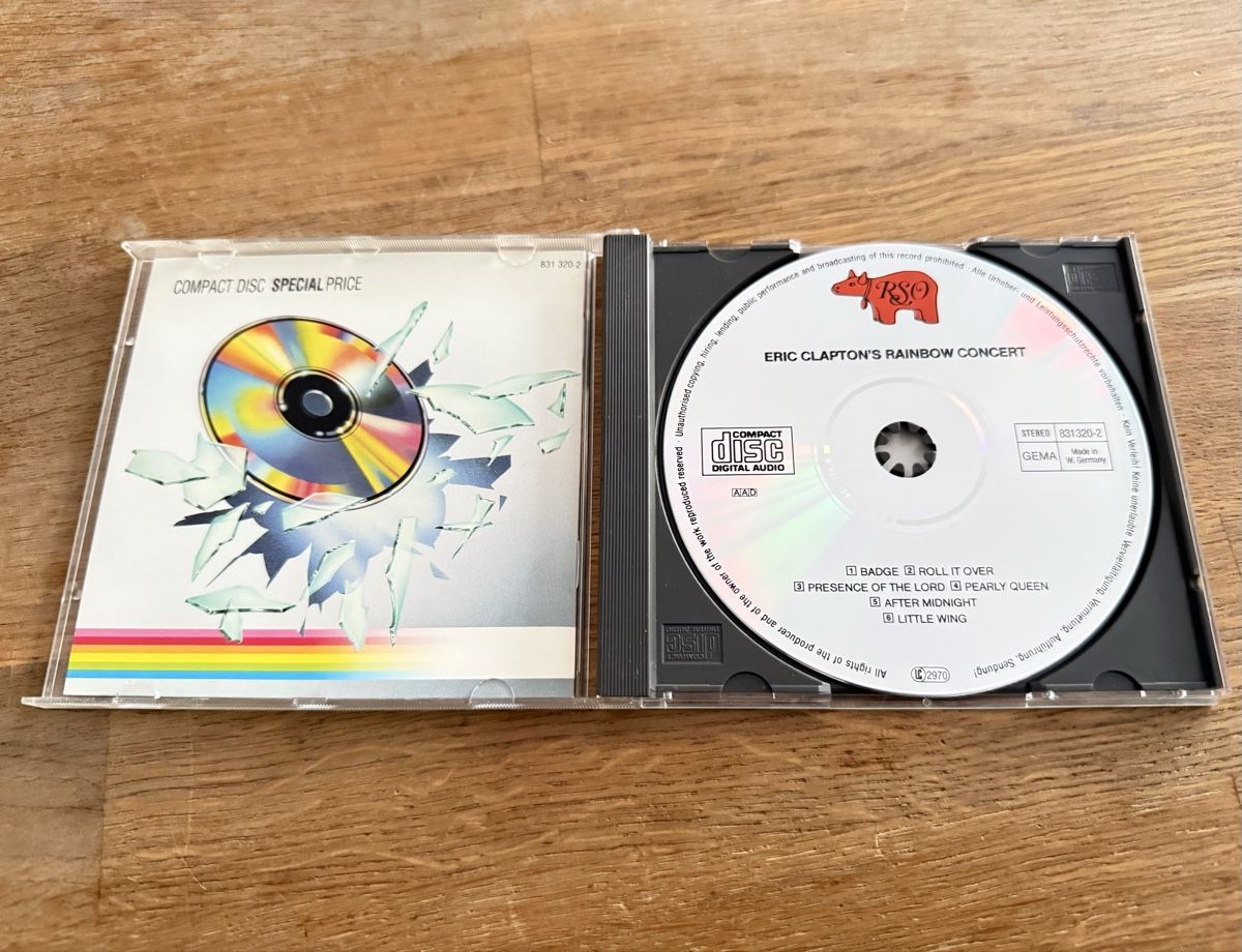 CDs: Eric Clapton Rainbow Concert CD – Gebraucht aus Goldach von Messerguru 2