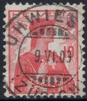 UHWIESEN (ZÜRICH) 9.VI.09 - Vollstempel auf Helvetia