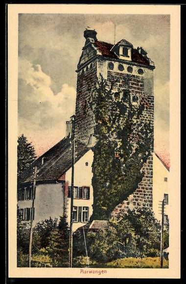 Cartoline postali: AK Aarwangen, Turm und Wohnhaus – Usato da Berlin venduto da bartko-reher