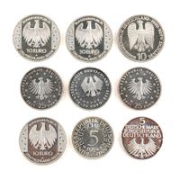 Deutsche Silbermünzen Lot