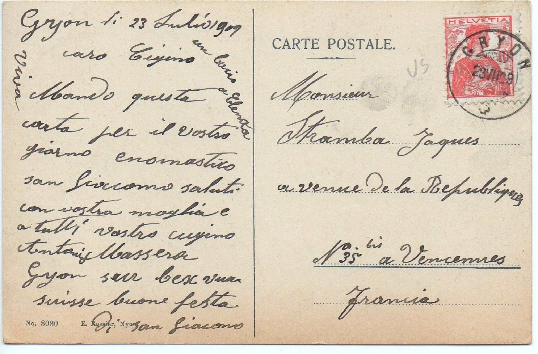 Cartoline postali: Pont de la GRYONNE Brücke mit Bahn – Usato da Jona venduto da philajona 1