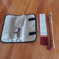 Blockflöte mit Etui von Möck