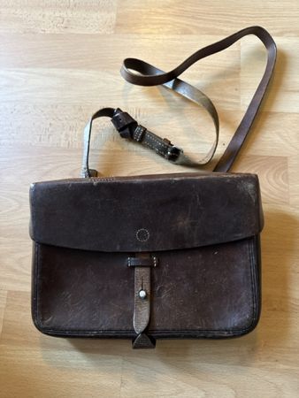Kartentasche Schweizer Militär Leder 1944 (3)