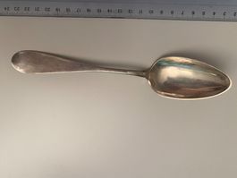 Silberlöffel antik wohl CH-Silberschmied Zürich/Lausanne