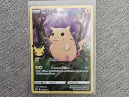 Pikachu Pokemon Karte 25tes Jubiläum