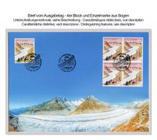 Sehenswürdigkeiten 2025 (G238) Aletsch Gletscher glacier FDC