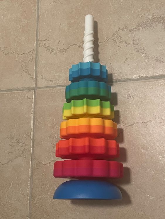 Fat Brain SpinAgain Stapelspiel - Drehende Scheiben Für Babys