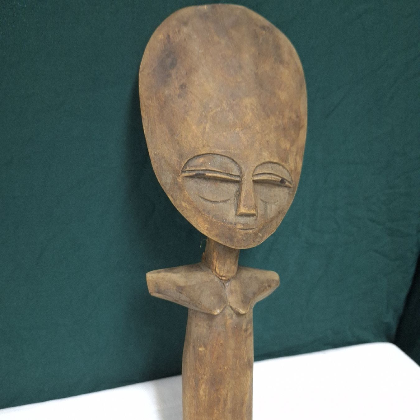 Figuren: Ghana Fruchtbarkeitspuppe Aschanti, Holzfigur – Gebraucht aus Winterthur von Goldpipau 2