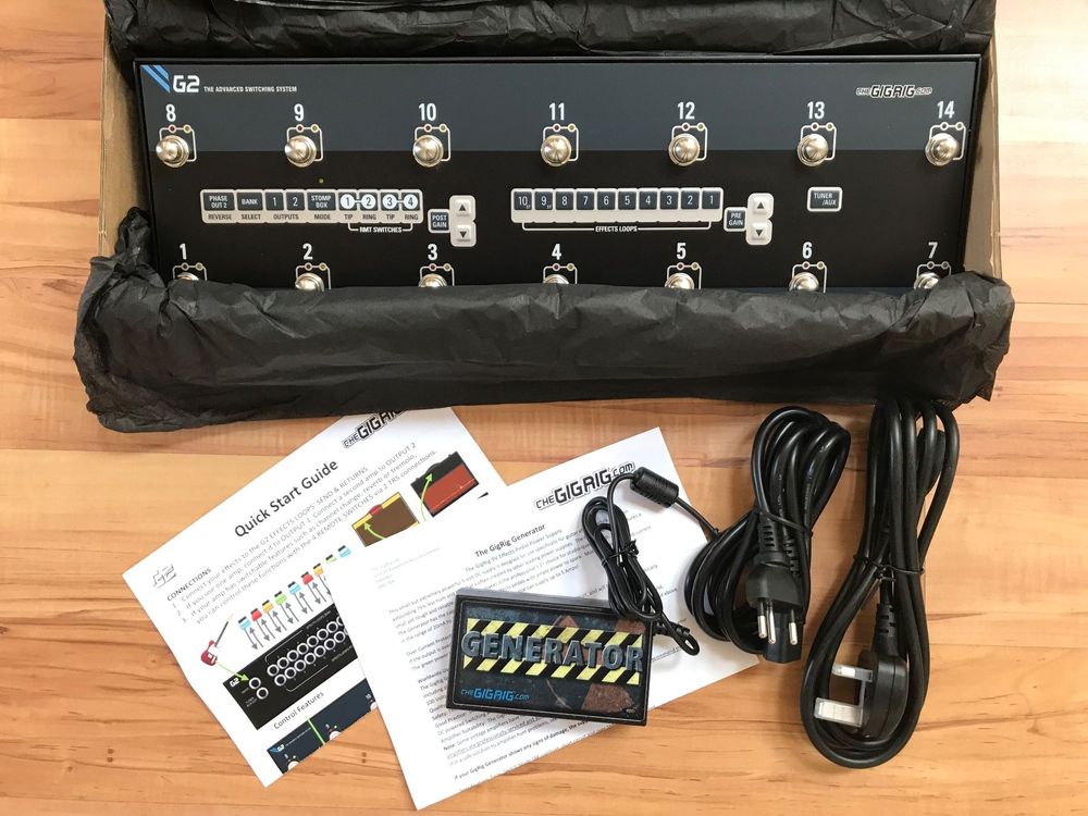 The Gig Rig G2 programmable effects pedalboard switching sys Kaufen