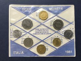 Serie IPZS 1981 , seltene, unzirkuliert stgl
