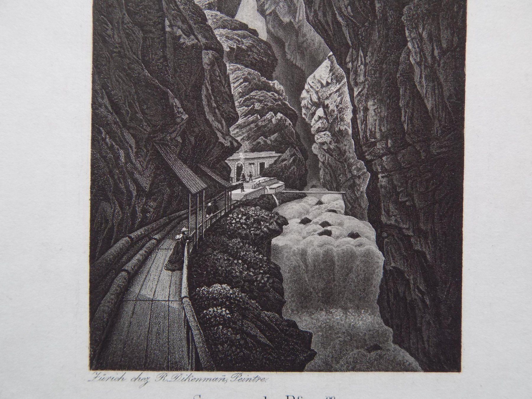 Gravures: Source de Pfäfers von Dikenmann – D'occasion à Risch par Rischli15 3