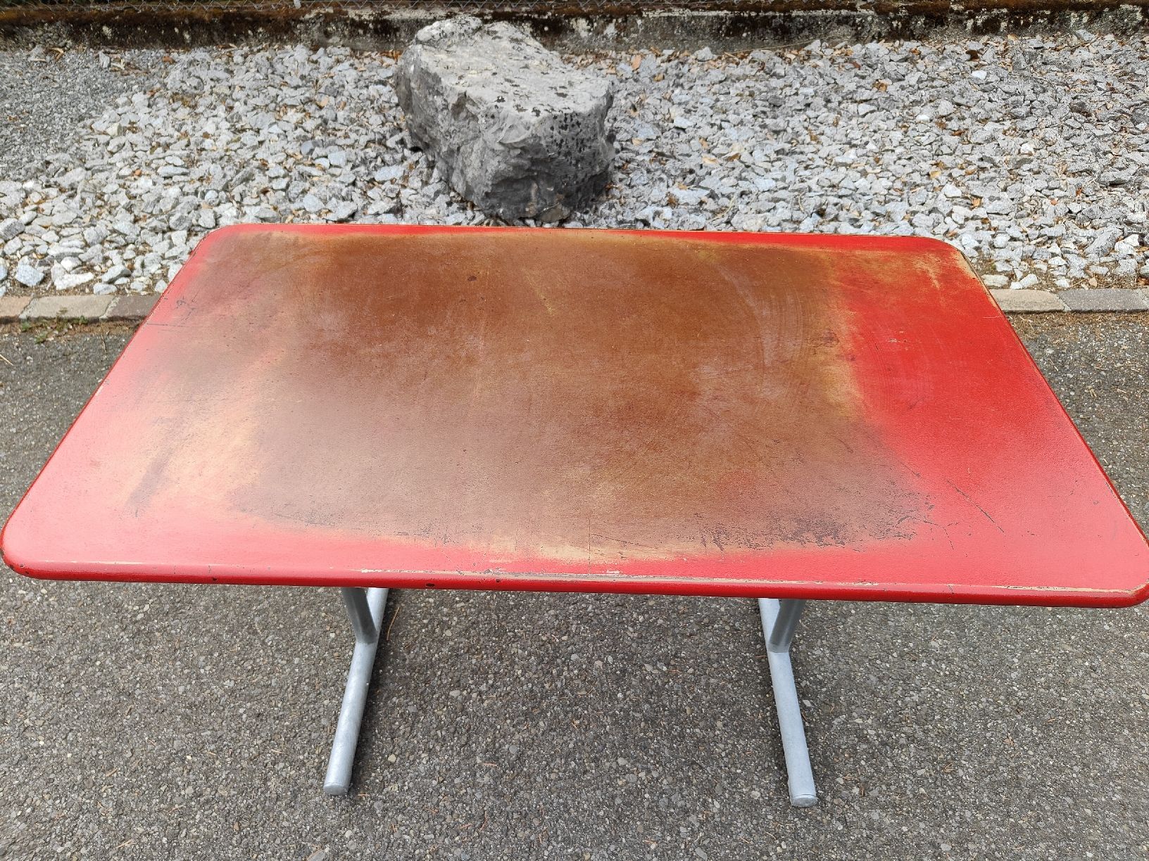 Bigla Set di tavolo e panche: Altes grosses Bigla Tischset mit original Bigla Spaghetti – Usato da Mellingen venduto da Artrena 2