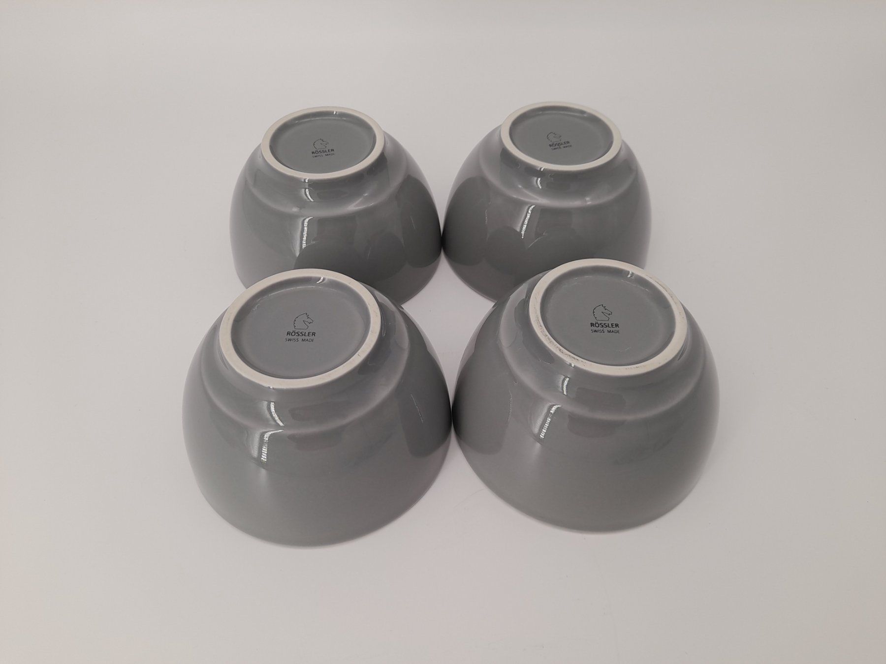 Rössler Ciotole: 4 bols Rössler vintage - Couleur Gris – Usato da Delémont venduto da Loccaze2015 5