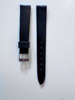 Watch Strap Leather Black 12.3mm - New Old Stock