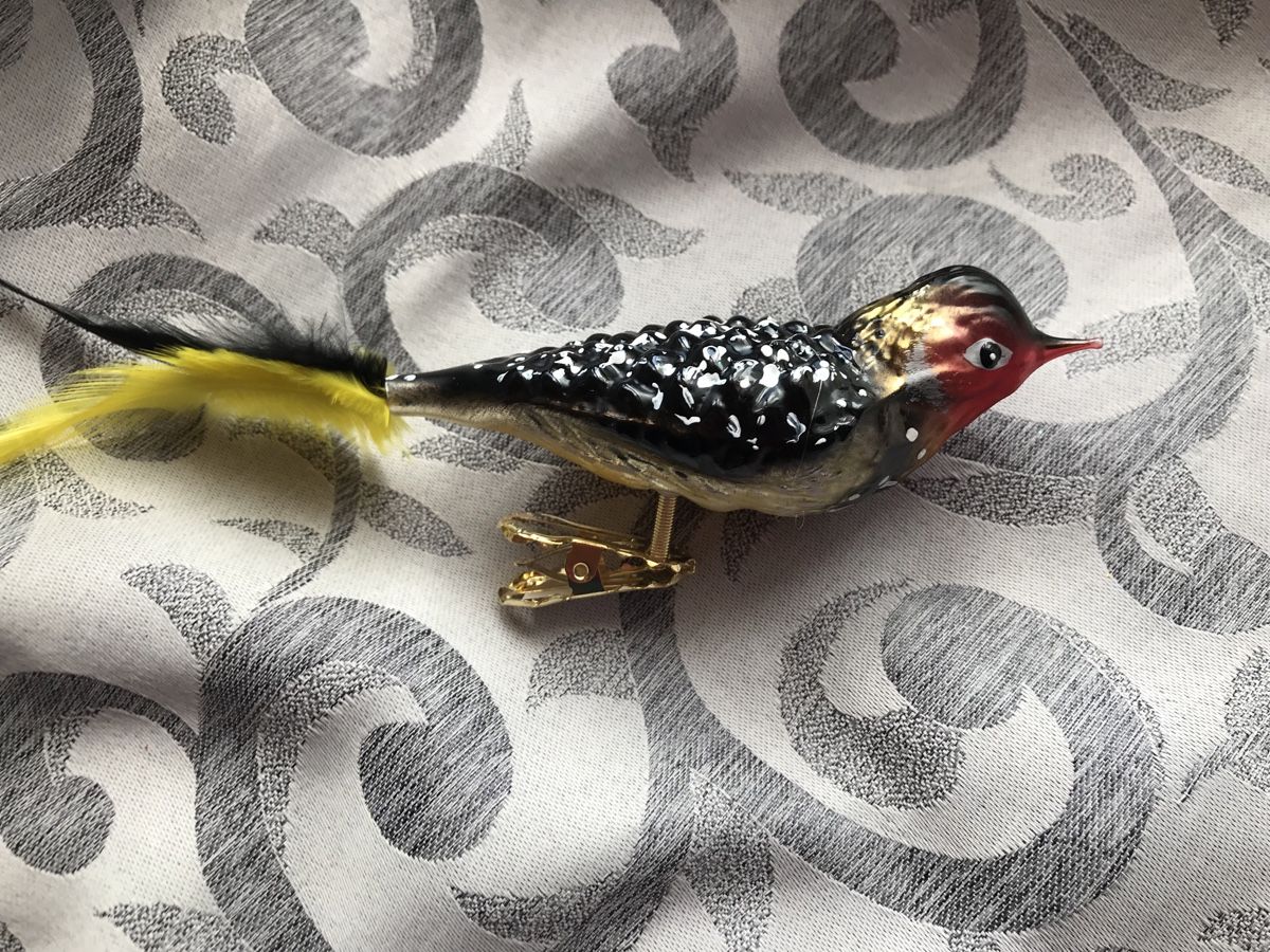 Tutte le decorazioni: Flammenkopfbartvogel Vogel Christbaumschmuck – Nuovo e nell'imballaggio originale da Alpnach Dorf venduto da marvo 4