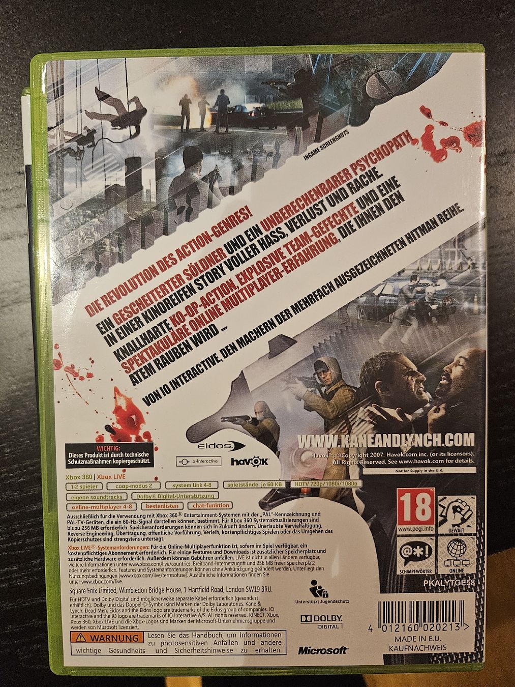 Giochi: Kane & Lynch Xbox 360 Game Klassiker – Usato da Reinach AG venduto da SamGonzo98 1