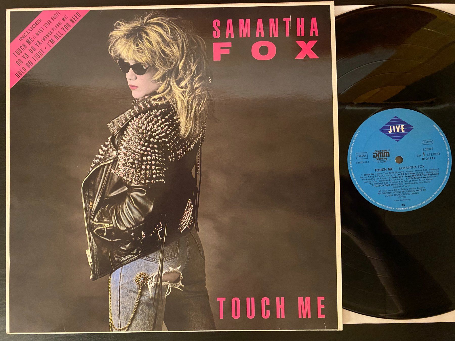 Schallplatten: Samantha Fox – Touch Me [LP DE 1986] – Gebraucht aus Tamins von