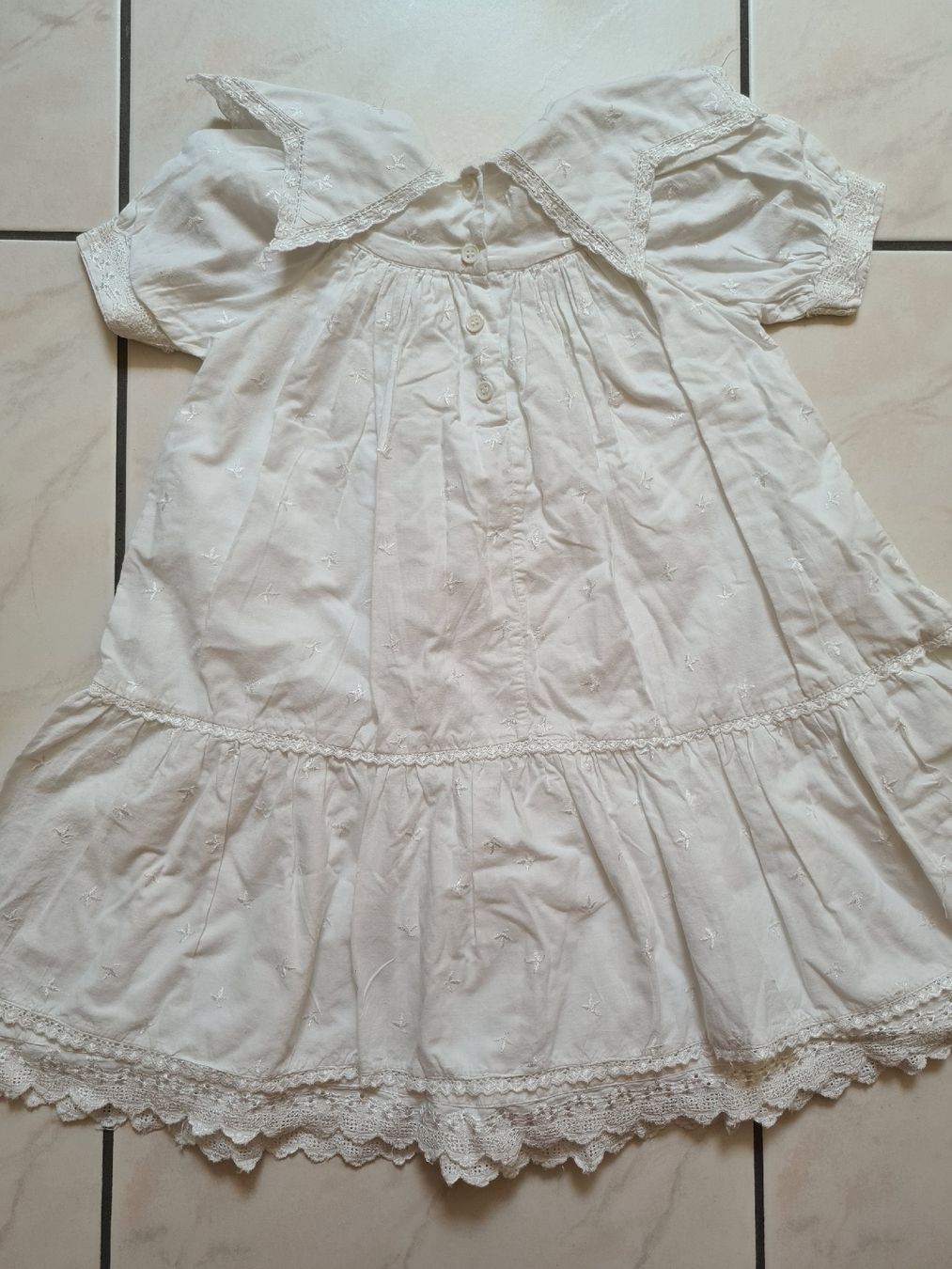Vestiti & Gonne: weisses festliches Mädchenkleid Gr.116 – Usato da Ebikon venduto da Songbird85 5