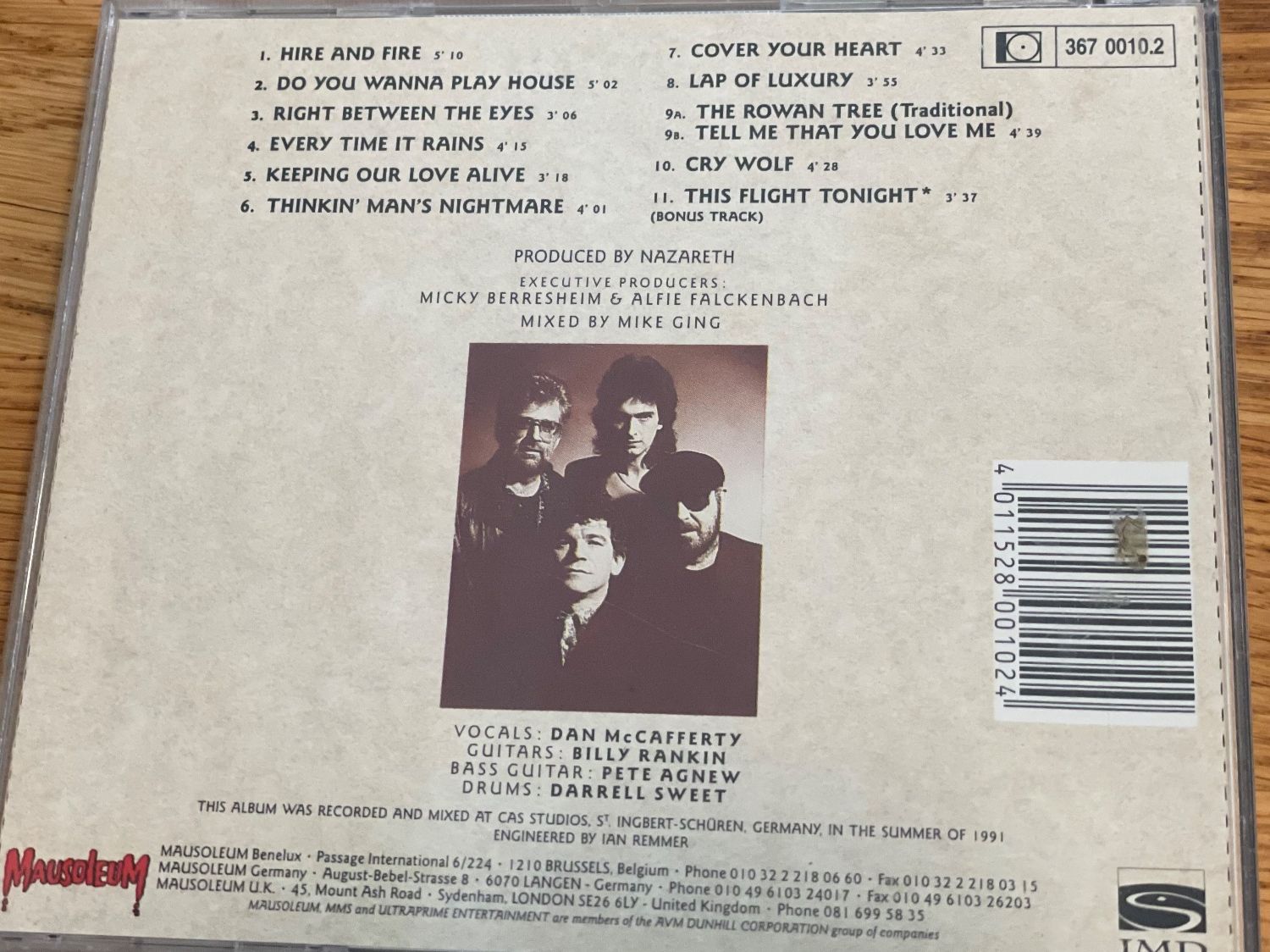 CDs: **Nazareth – No Jive - Hard Rock – Gebraucht aus Muri b. Bern von AdidasCollector 1