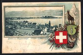 Passepartout-Lithographie Rapperswil, Ge