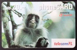 Taxcard Phonecard - Sansibar-Stumnelaffe - FL