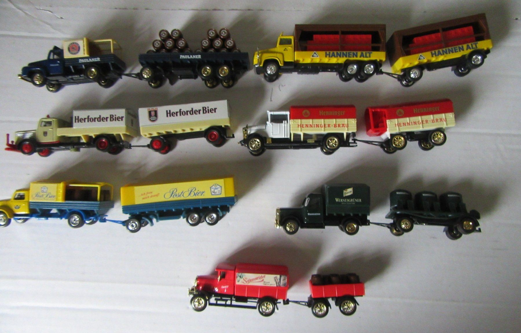Modellautos: Sammlung von Biermodell-LKW's, 1 / 87 Top Zustand, 7 Stück. – Neu (gemäss Beschreibung) aus Rüdtligen von Carfield04