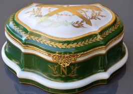 Französische Porzellandose Coffret Napoléon en porcelaine